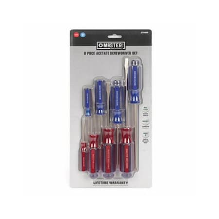 Homestead Master Mechanic Acetate Screwdriver Set - 8 Piece HO3852474